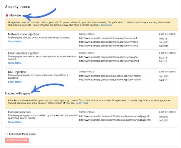 Security Issues in Google Webmaster Tools