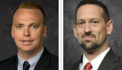  MSAs Todd Eckman (left) and DOEs Ben Ellison 