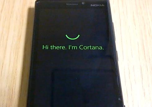 A screenshot from a video posted by UnleashThePhones.com allegedly shows Cortana, Microsofts rumored competitor to Siri and Google Now.