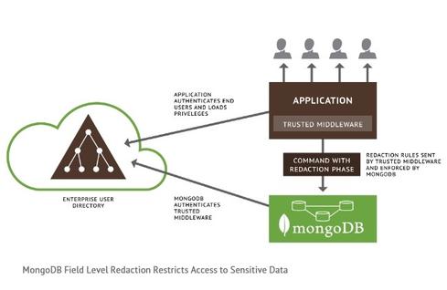 Field-level redaction is among a battery of security features introduced in MongoDB 2.6.